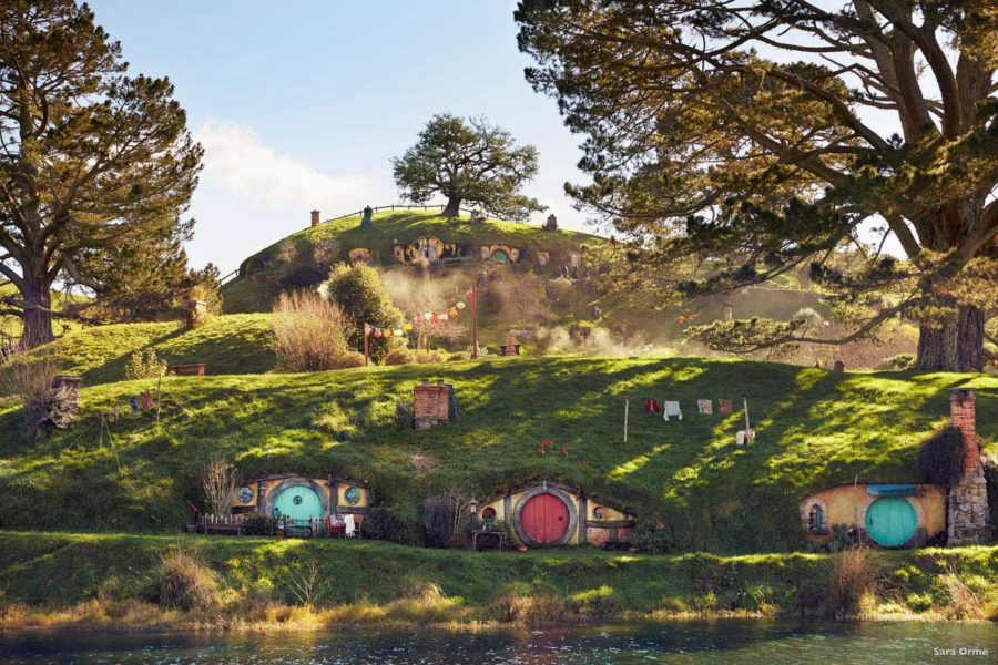 Hobbiton movie set tour New Zealand
