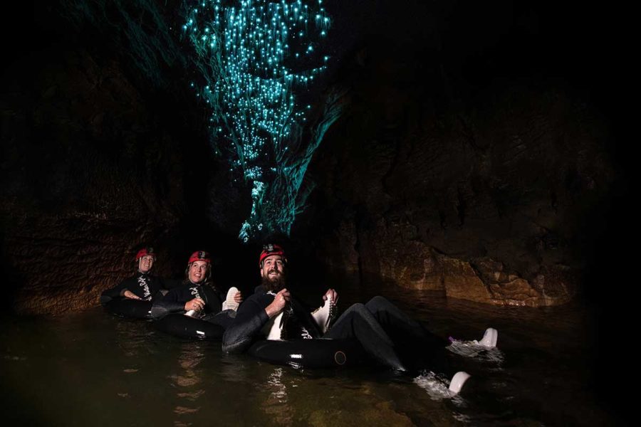 black water rafting New Zealand guided tour
